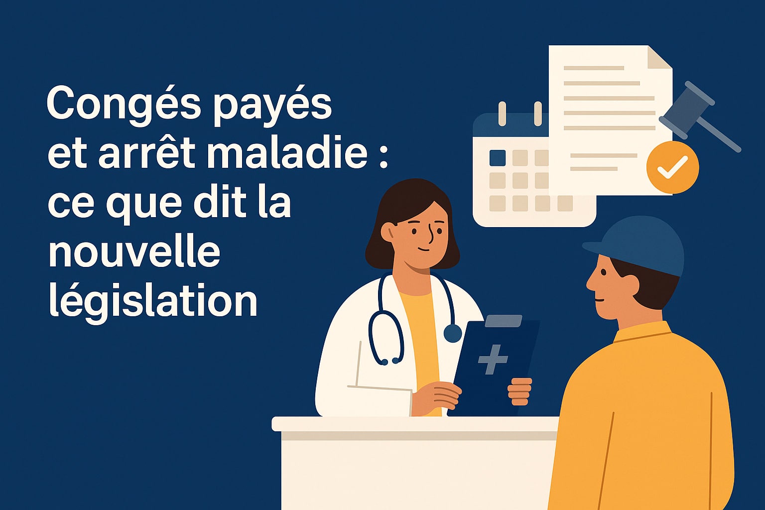 avocat conges payes arret maladie
